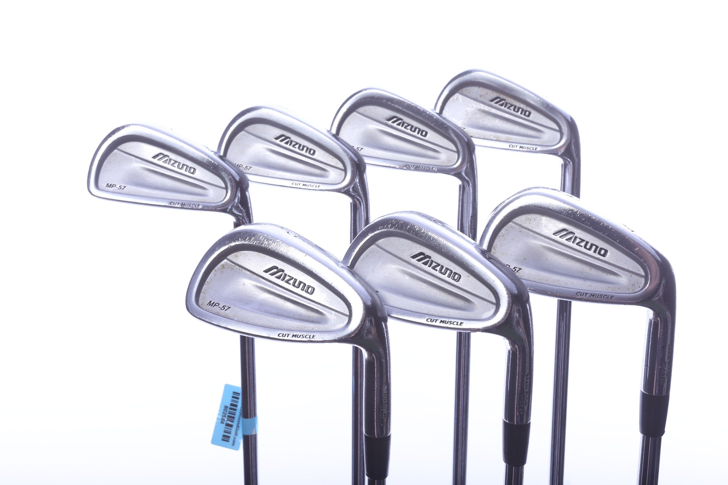 Used Mizuno MP 57 Iron Set - Right-Handed - 4-PW - Extra Stiff Flex