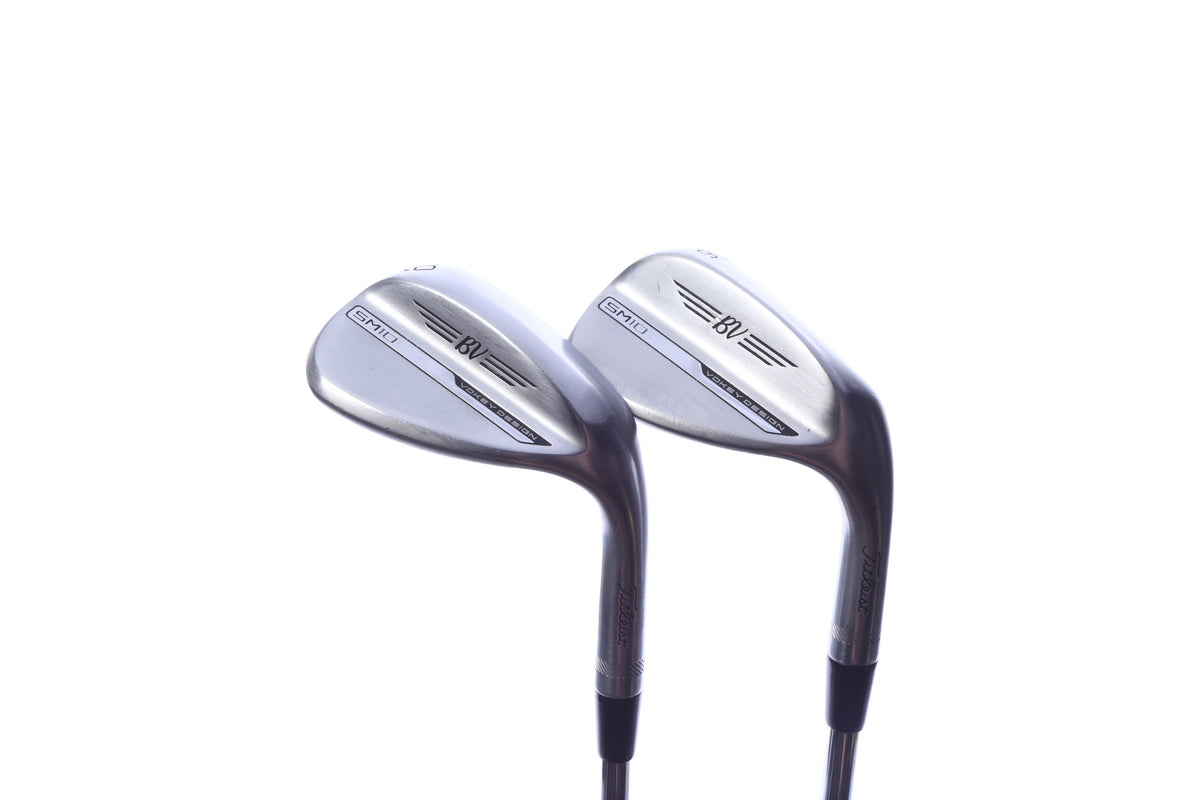 Used Titleist Vokey SM10 Tour Chrome Wedge Set - Right-Handed - 56*, 60* - Wedge Flex-Next Round