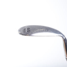 Used Callaway JAWS Raw Chrome Lob Wedge - Left-Handed - 60 Degrees - Stiff Flex-Next Round