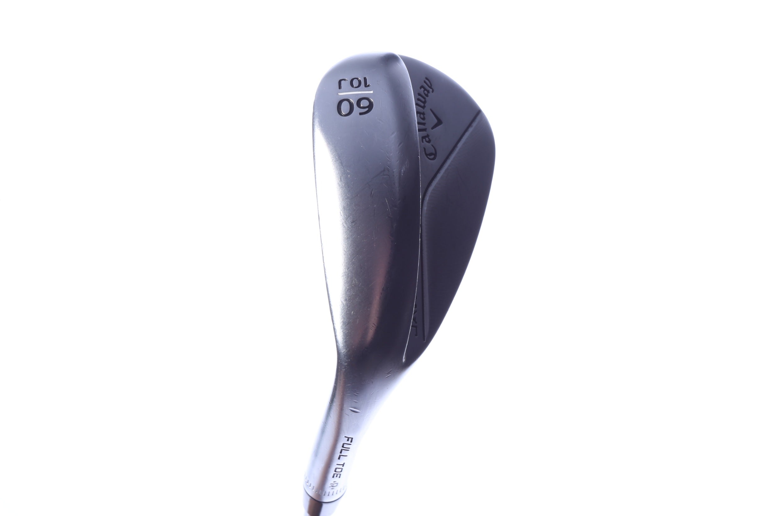 Used Callaway Jaws Full Toe Raw Face Chrome Lob Wedge - Left-Handed - 60 Degrees - Wedge Flex