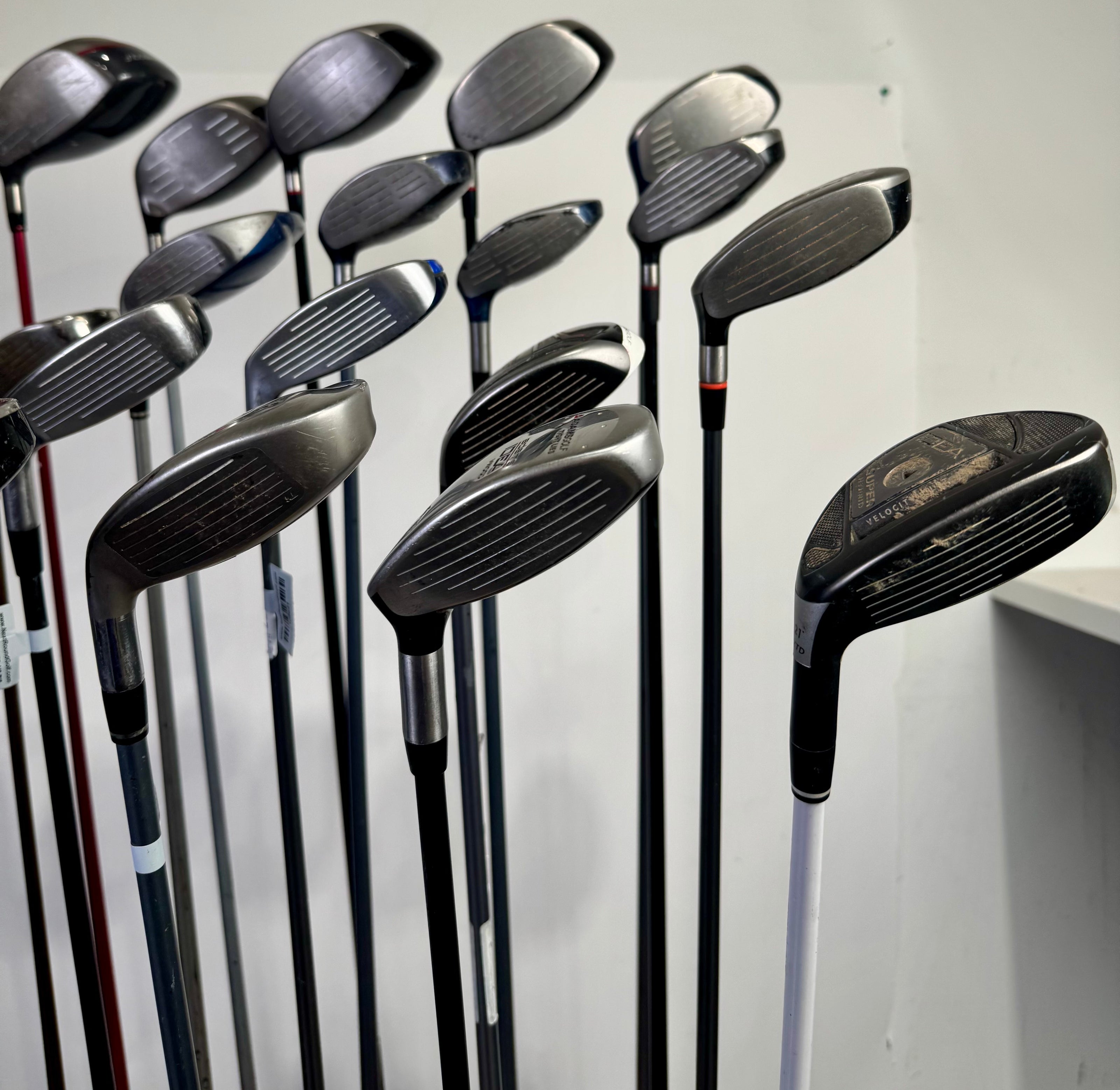 Wholesale Lot of 24 Adams Drivers, Fairway Woods, And Hybrids-Next Round