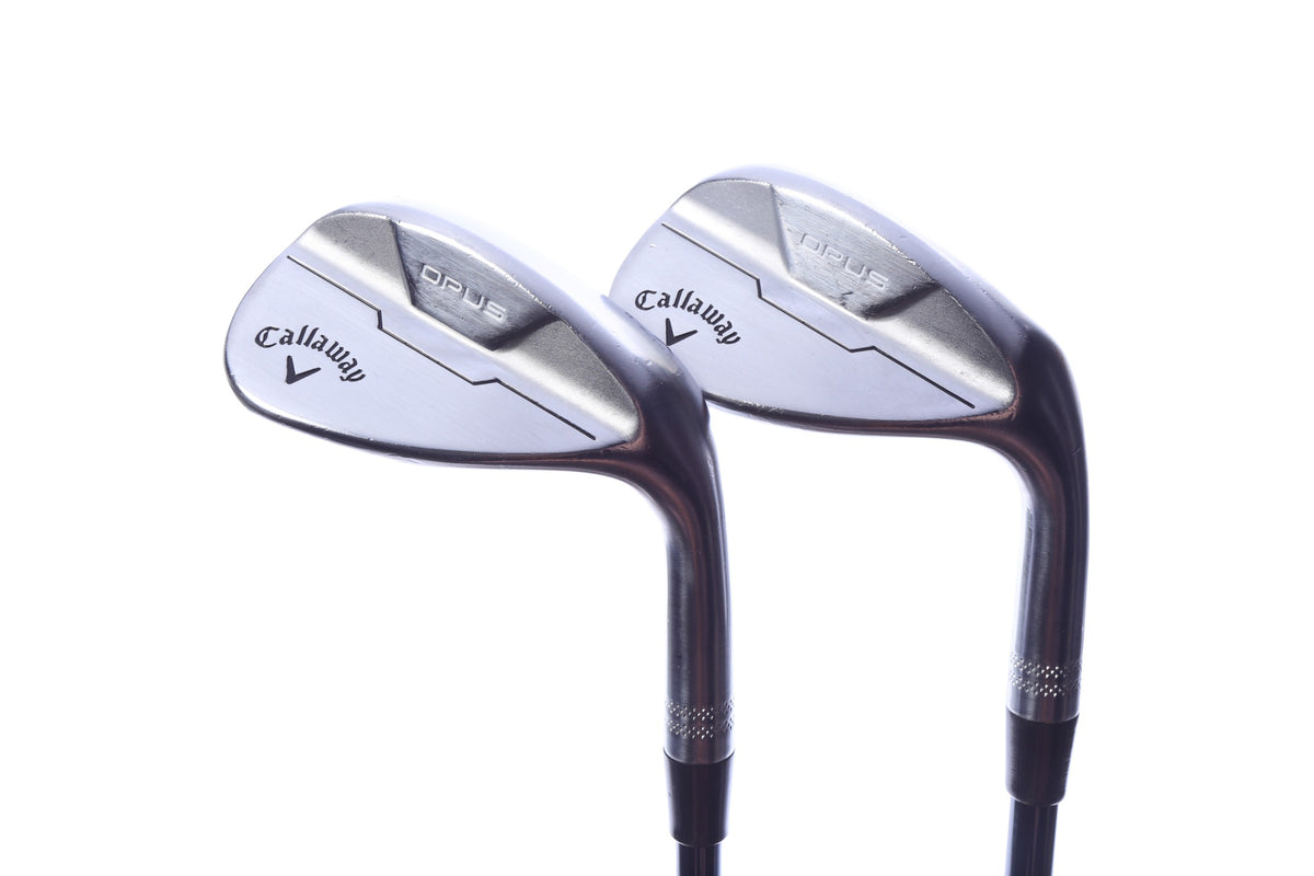 Used Callaway Opus Brushed Chrome Wedge Set - Right-Handed - 50*, 54* - Wedge Flex-Next Round