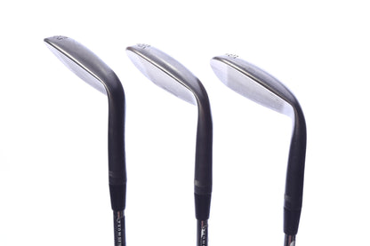 Used Titleist Vokey SM10 Jet Black Wedge Set - Left-Handed - 52*, 56*, 60* - Stiff Flex