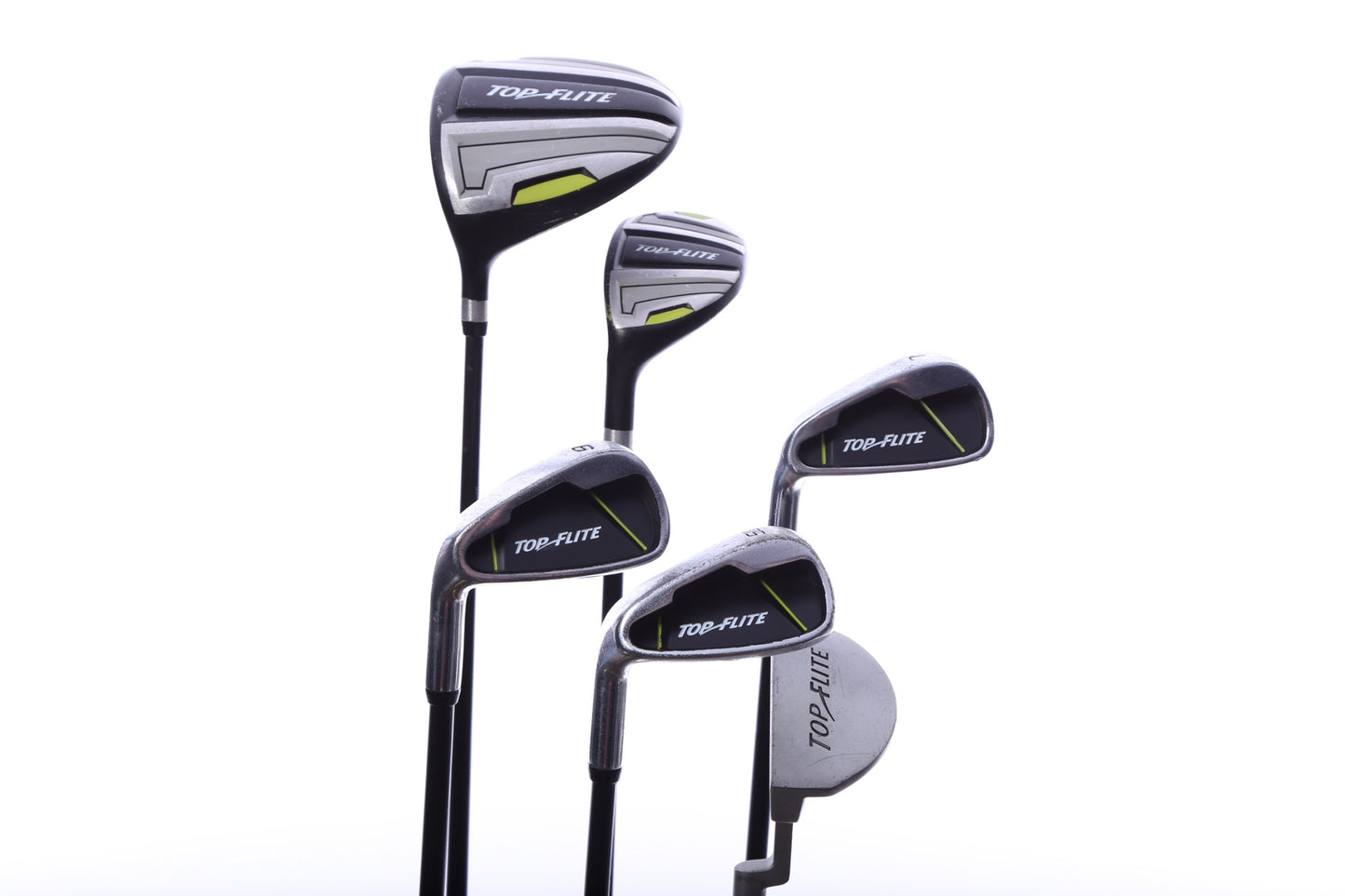Used Top Flite Junior Kids Set - Left-Handed - 1W, HY, 7i, 9i, SW, Putter - Youth Flex-Next Round