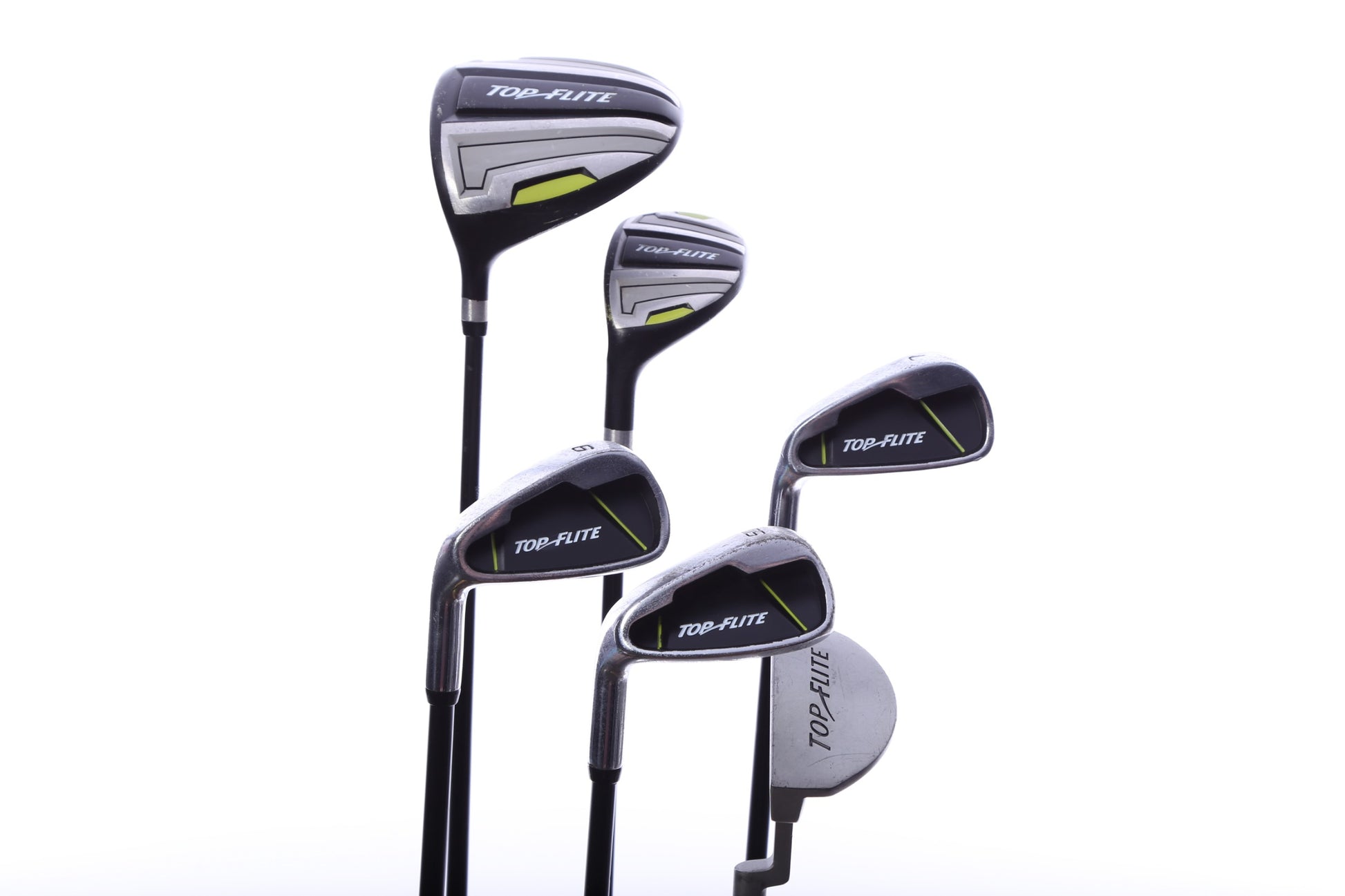 Used Top Flite Junior Kids Set - Left-Handed - 1W, HY, 7i, 9i, SW, Putter - Youth Flex-Next Round