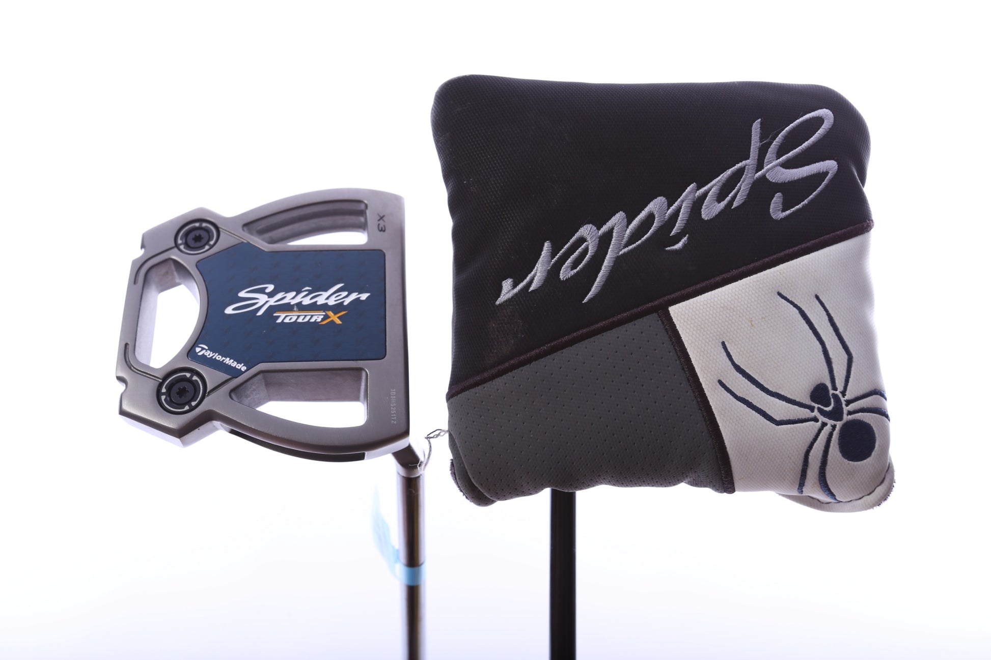 Used TaylorMade Spider Tour X Black Slant Putter - Right-Handed - 35 in - Mallet-Next Round