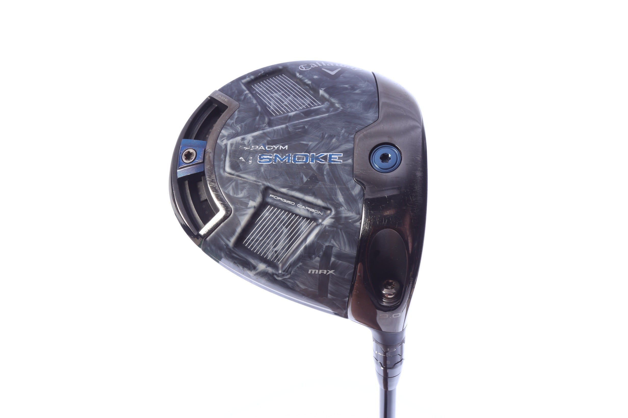 Used Callaway Paradym Ai Smoke MAX Driver - 9 Degrees - Regular Flex Mitsubishi Kai'li Blue - Right-Handed-Next Round