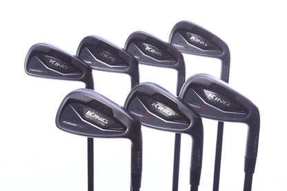 Used Cobra KING Black Forged Tec Iron Set - Right-Handed - 4-PW - Extra Stiff Flex-Next Round