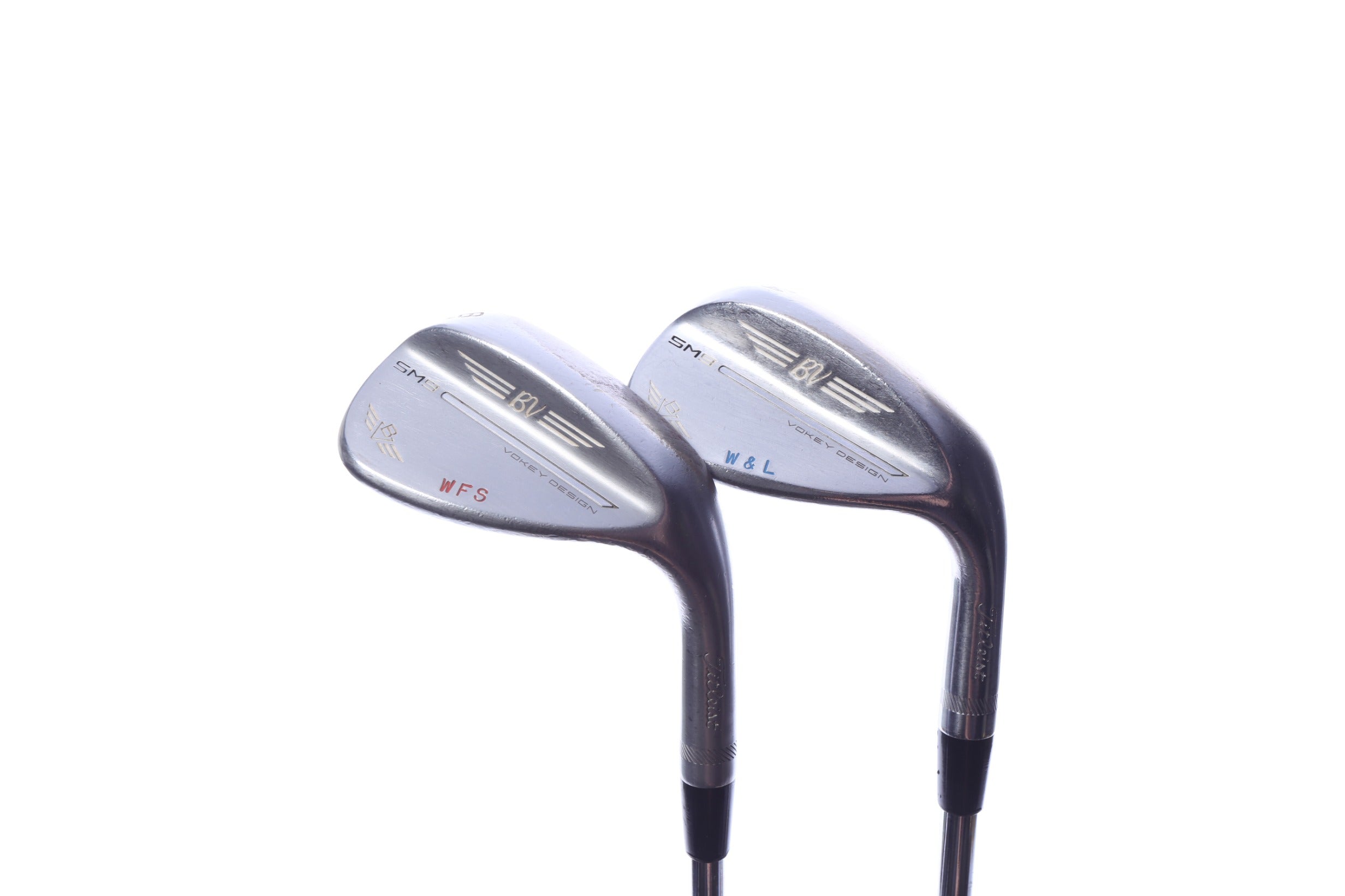 Used Titleist Vokey SM9 Tour Chrome Wedge Set - Right-Handed - 54*, 58* - Wedge Flex-Next Round