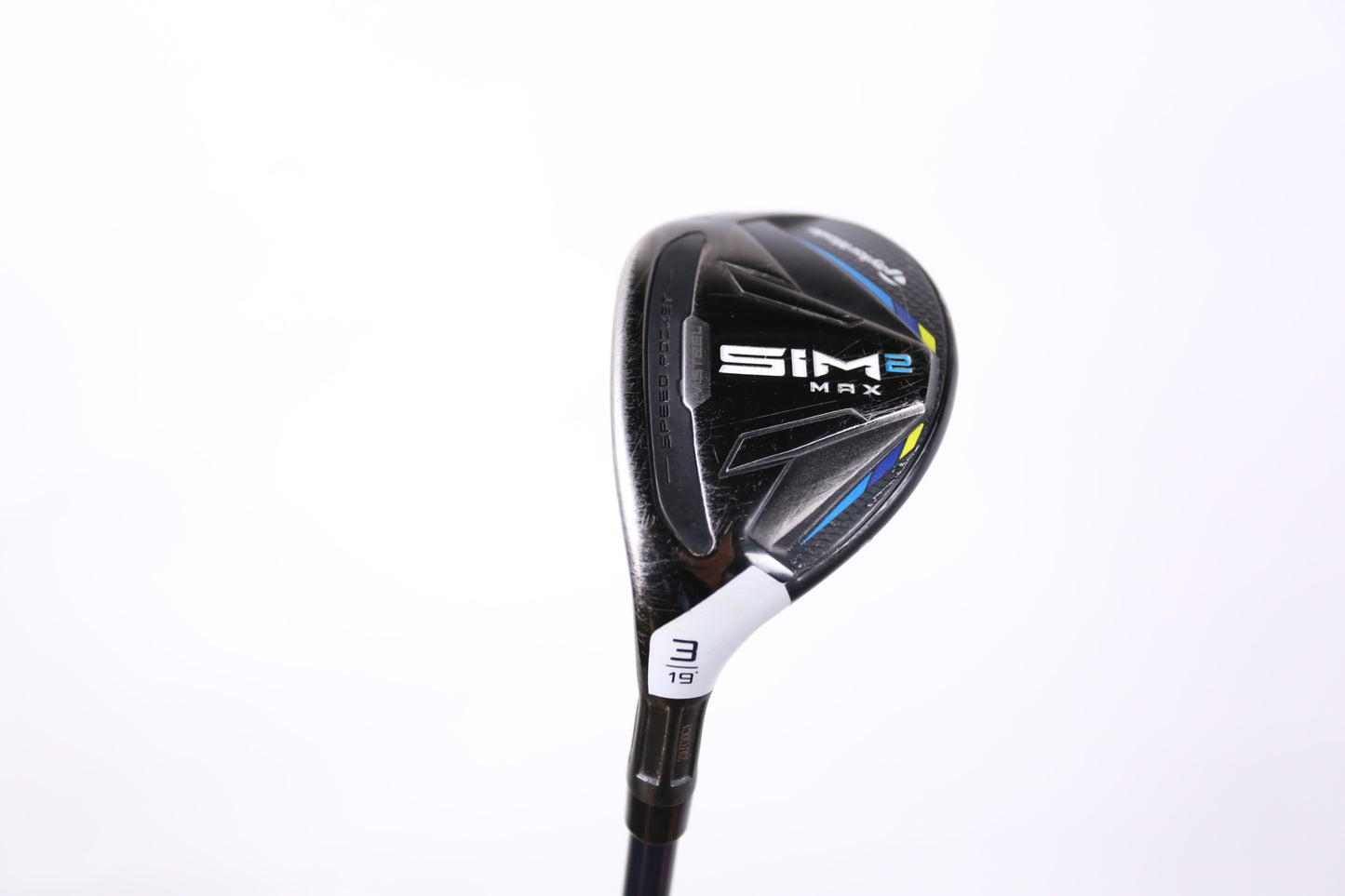 Used TaylorMade SIM2 MAX Rescue 3H Hybrid - Left-Handed - 19 Degrees - Stiff Flex-Next Round