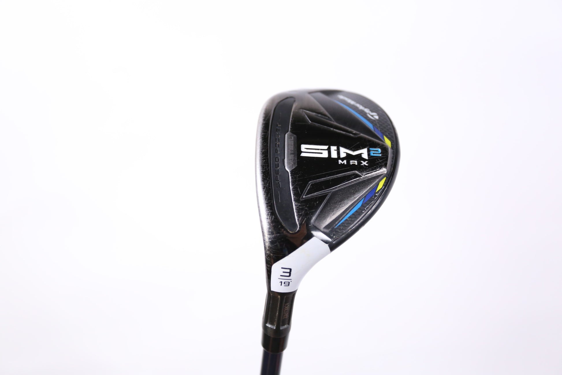Used TaylorMade SIM2 MAX Rescue 3H Hybrid - Left-Handed - 19 Degrees - Stiff Flex-Next Round