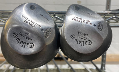 Wholesale Lot of 15 Golf Clubs - Callaway Big Bertha Warbird Drivers-Next Round