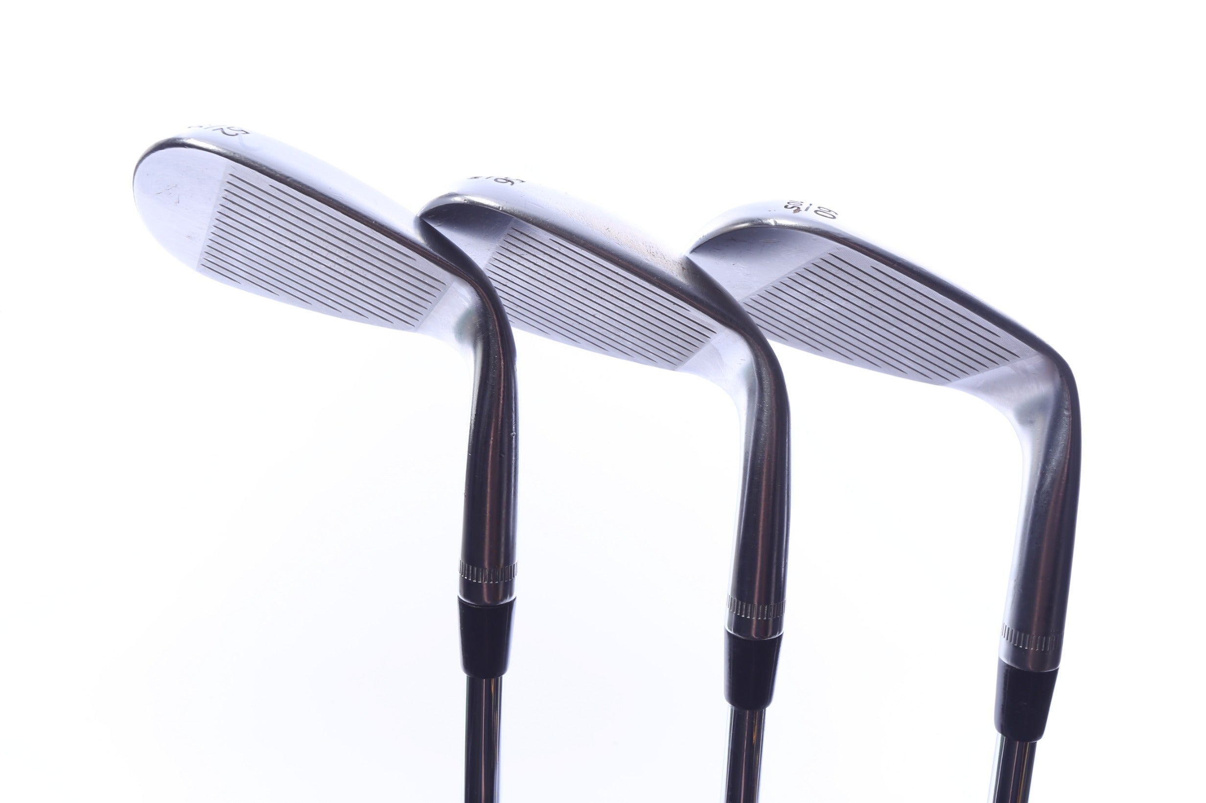 Used Callaway JAWS MD5 Chrome Wedge Set - Left-Handed - 52*, 56*, 60* - Stiff Flex