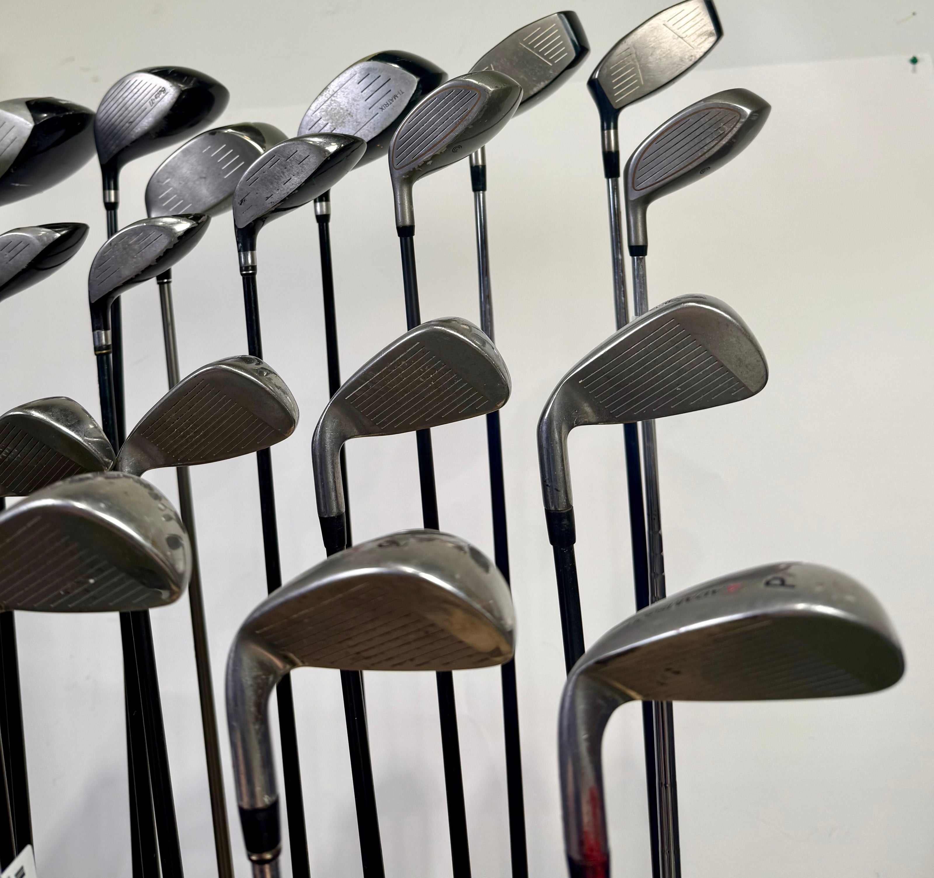 Wholesale Lot of 24 Drivers, Fairway Woods, Hybrids, And Single Irons.-Next Round