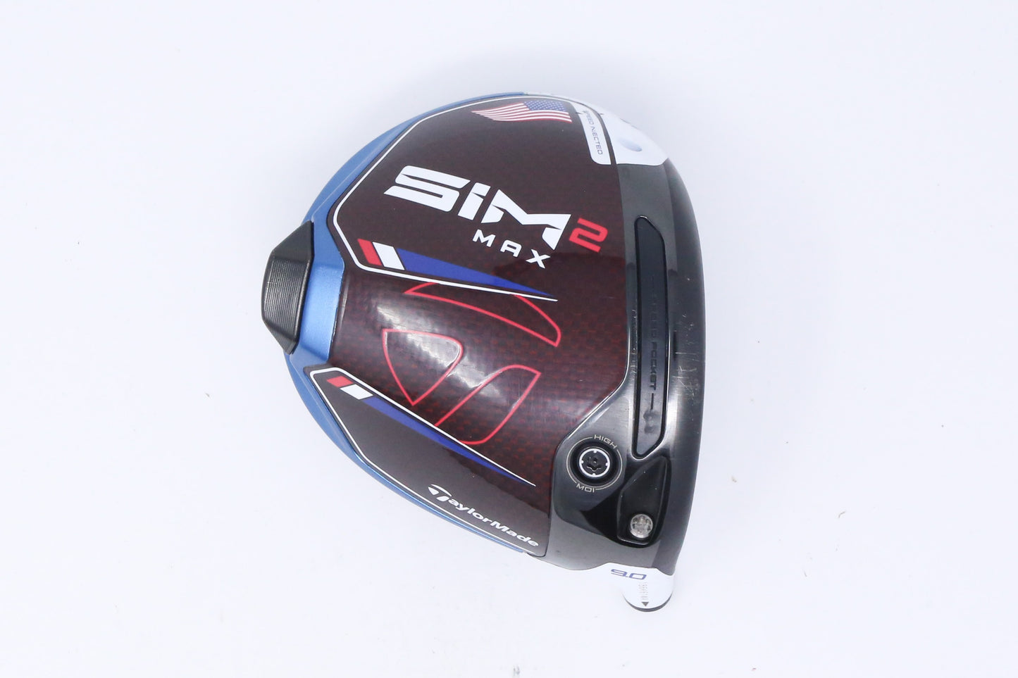 Used TaylorMade SIM2 MAX Driver - HEAD ONLY - Right-Handed - 9 Degrees-Next Round