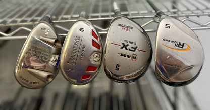 Wholesale Lot of 30 Golf Clubs - Assorted Fairway Woods & Hybrids-Next Round