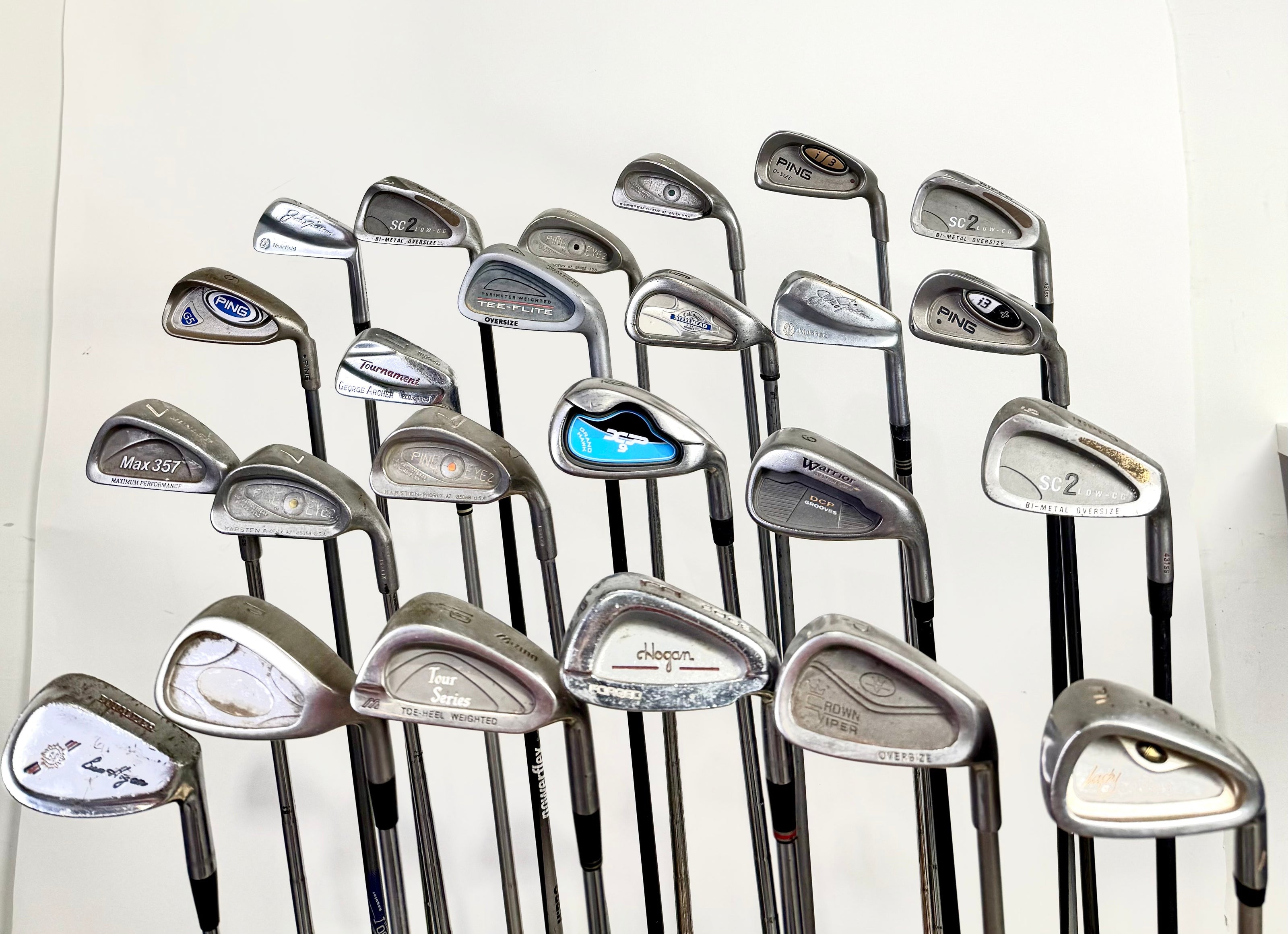 Wholesale Lot of 24 Golf Clubs - Right Handed - Assorted Irons and Wedges-Next Round