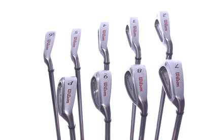 Used Wilson FATSHAFT II Iron Set - Right-Handed - 2-PW - Regular Flex