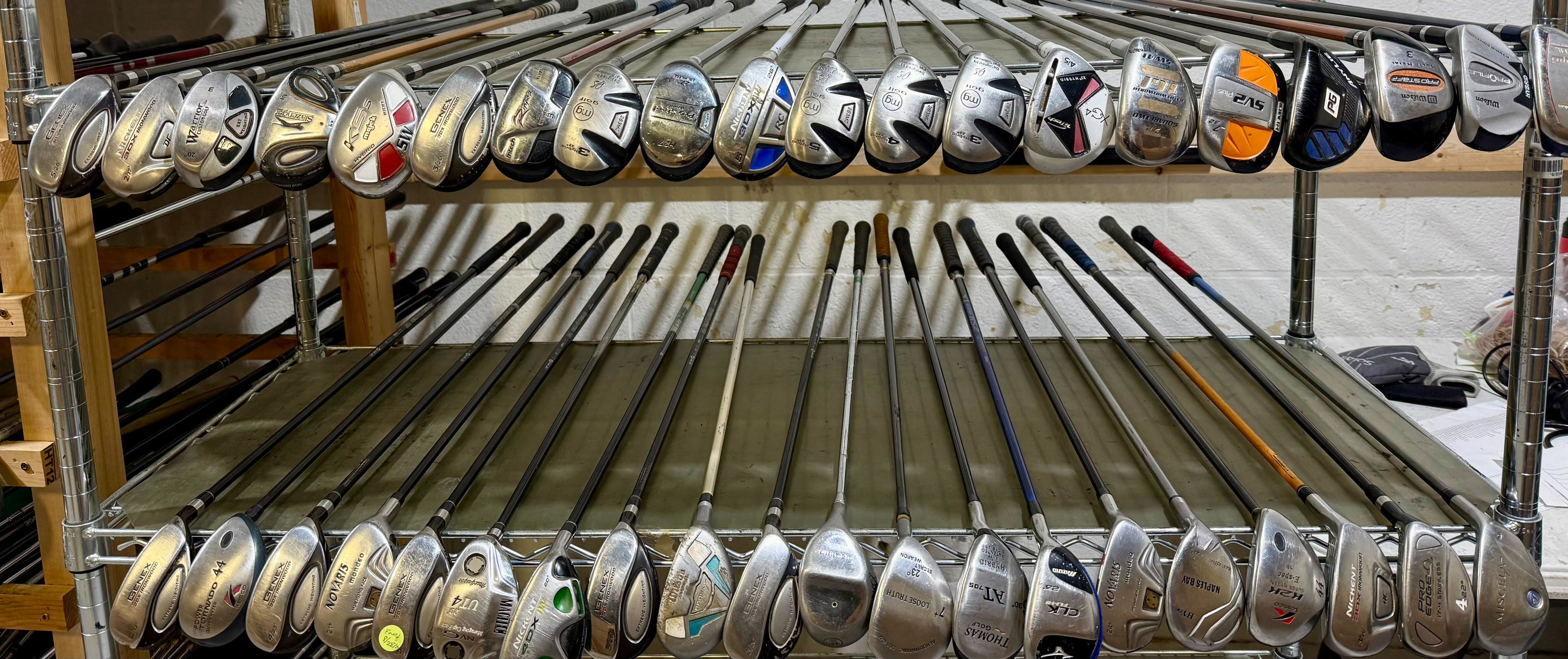 Wholesale Lot of 40 Golf Clubs - Assorted Hybrids-Next Round