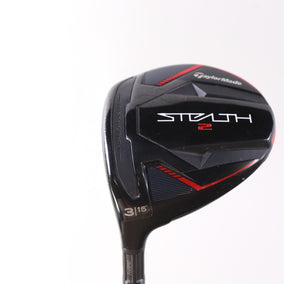 Used TaylorMade STEALTH 2 3-Wood - Left-Handed - 15 Degrees - Stiff Flex-Next Round