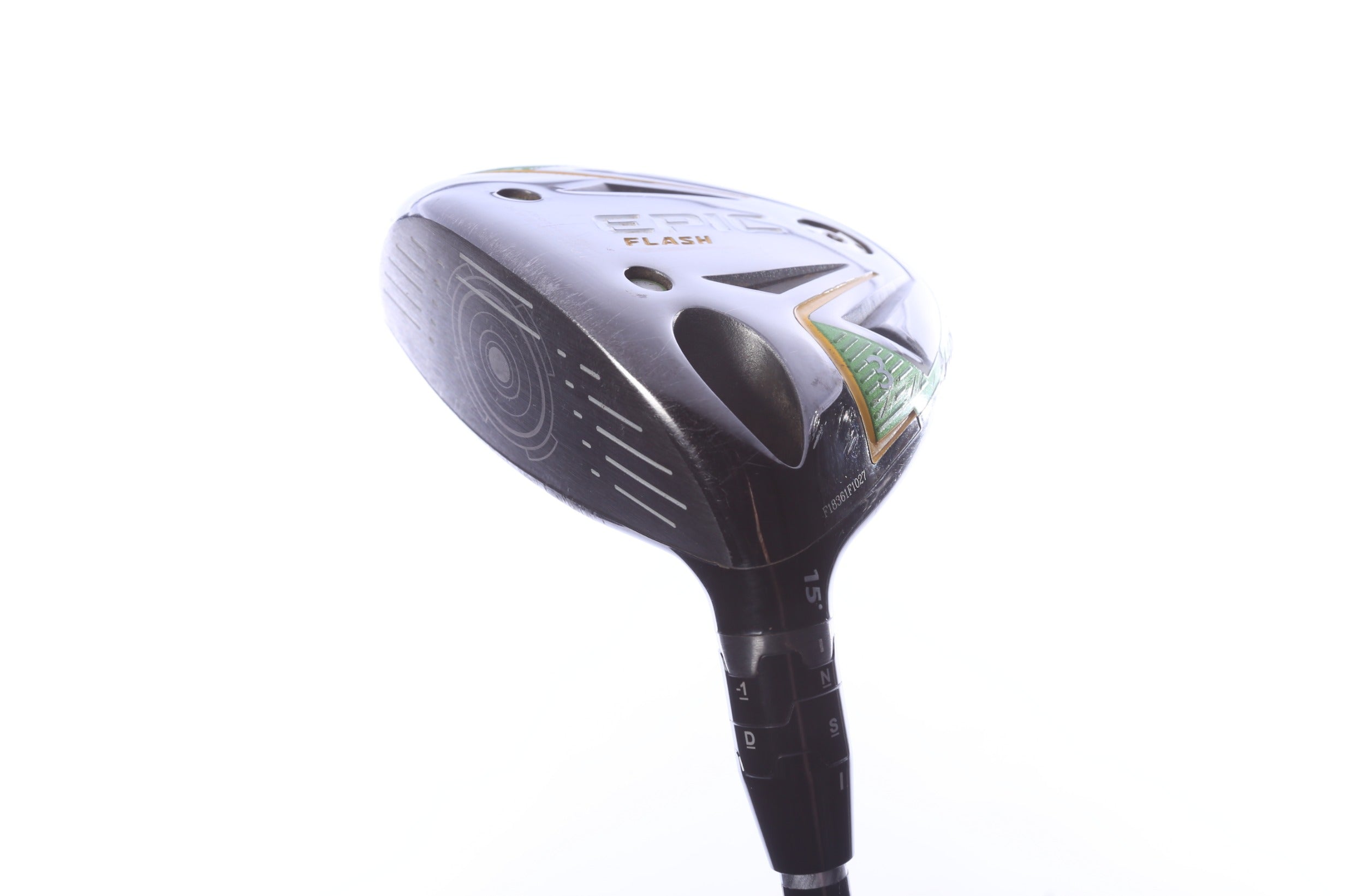 Used Callaway Epic Flash 3-Wood - Left-Handed - 15 Degrees - Seniors Flex-Next Round