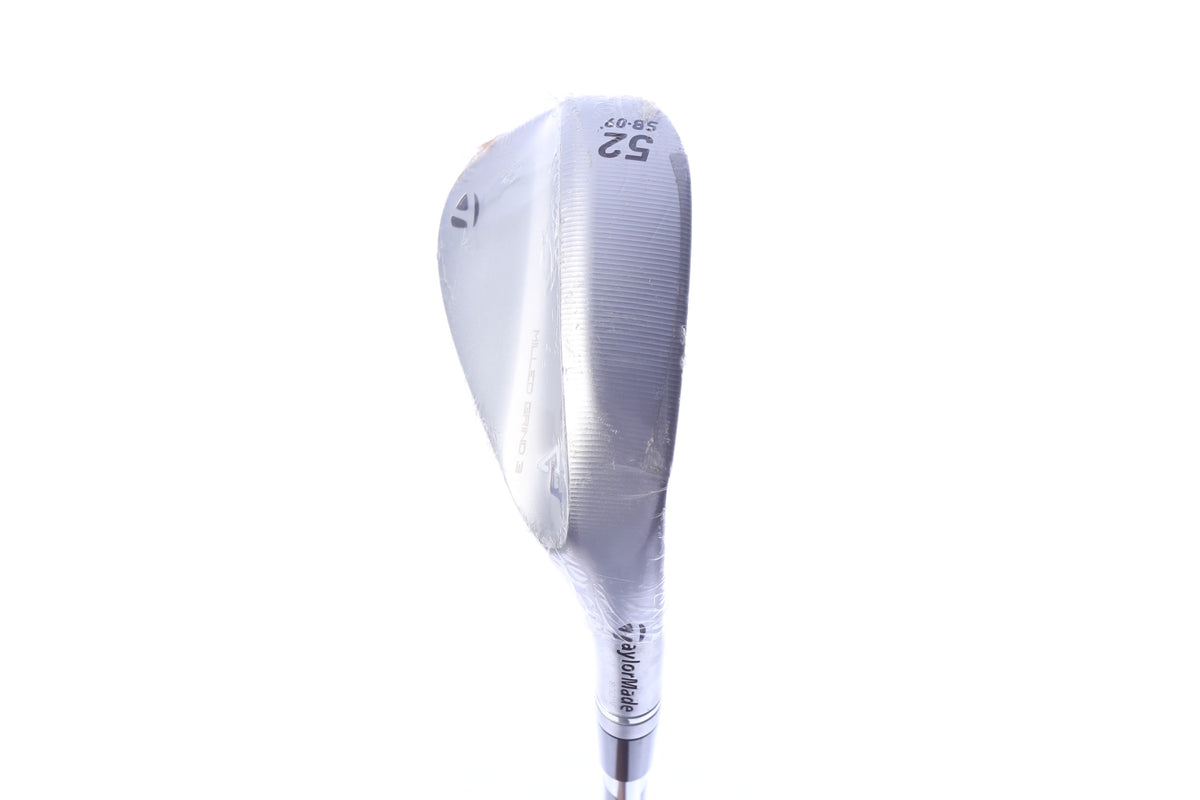 Used TaylorMade Milled Grind 3 Chrome Gap Wedge - Right-Handed - 52 Degrees - Stiff Flex-Next Round