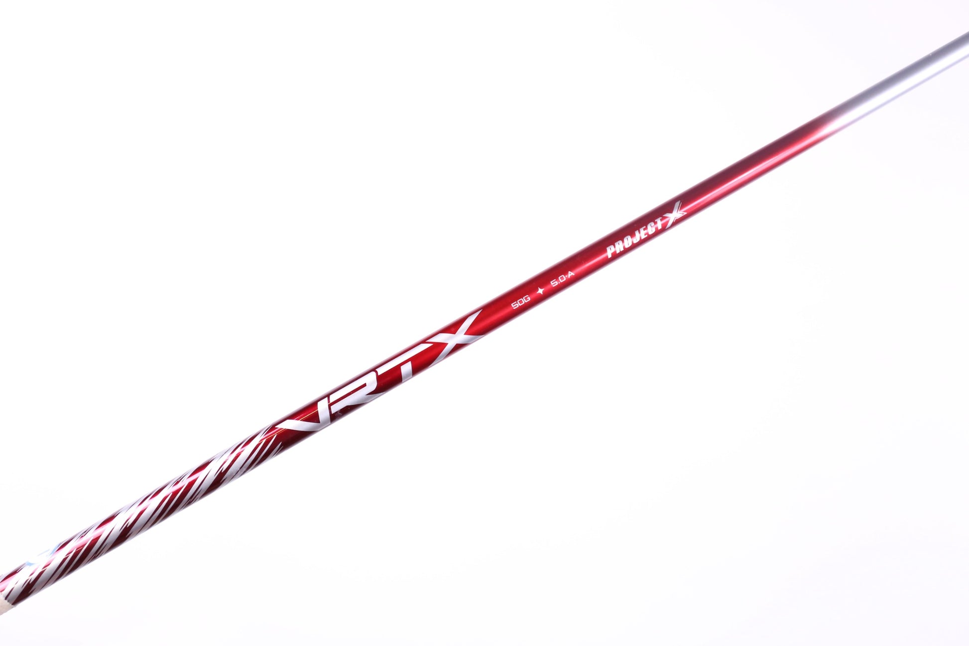 Used Project X Vrtx Red 50 Seniors Graphite Driver Shaft - 43.5 in - No Adapter-Next Round