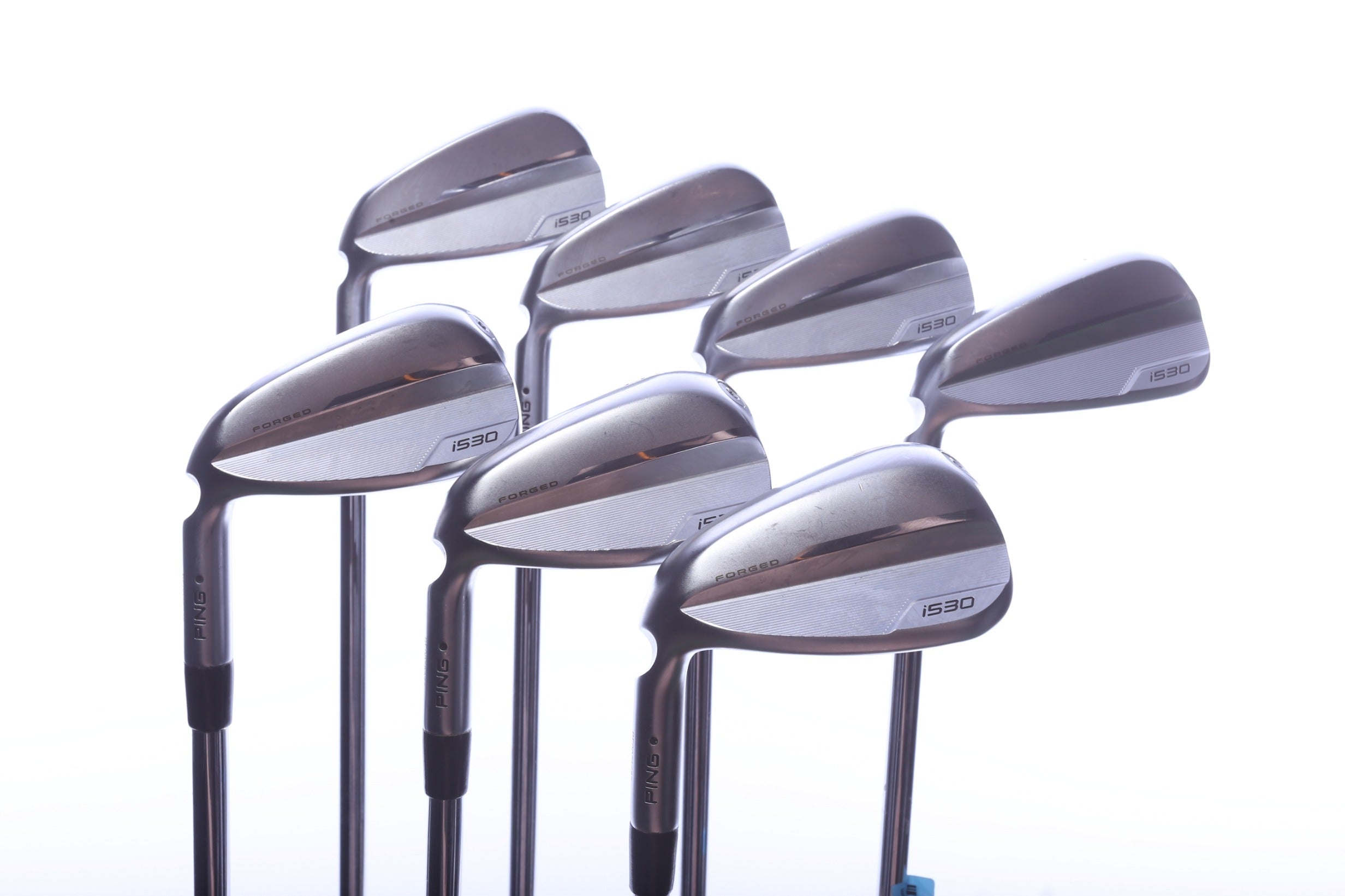 Used Ping i530 Iron Set - Left-Handed - 4-PW - Stiff Flex