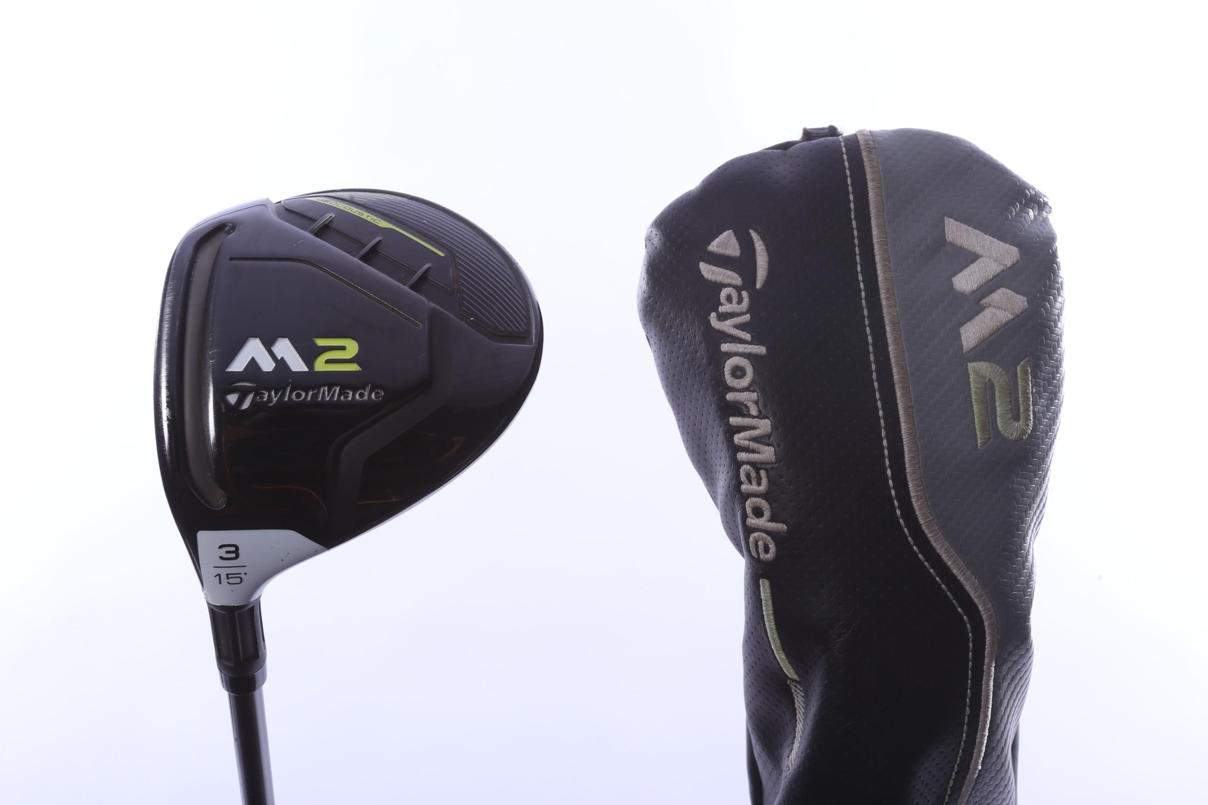 Used TaylorMade M2 2017 3-Wood - Left-Handed - 15 Degrees - Extra Stiff Flex-Next Round