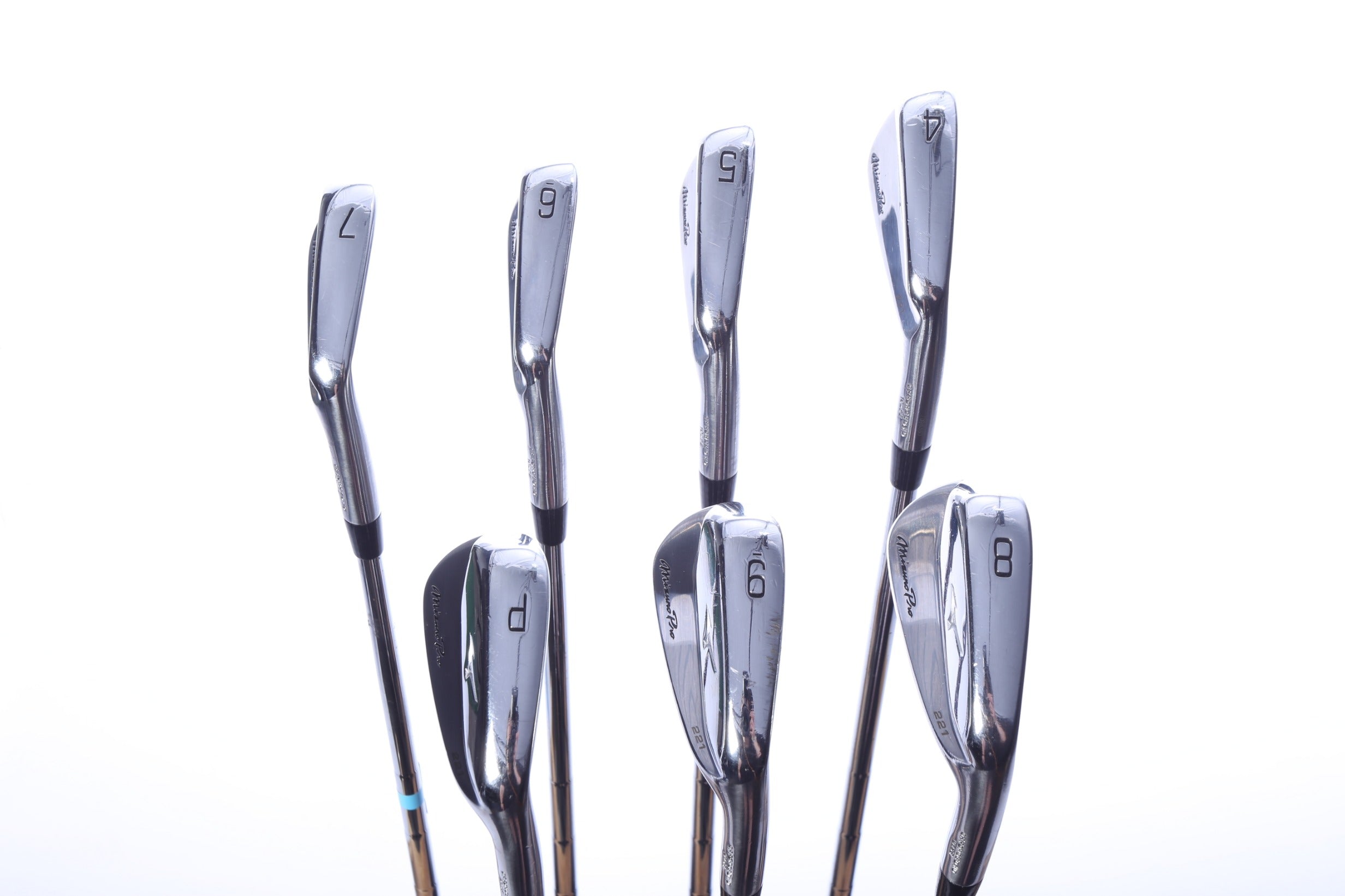 Used Mizuno Pro 221 Iron Set - Right-Handed - 4-PW - Extra Stiff Flex