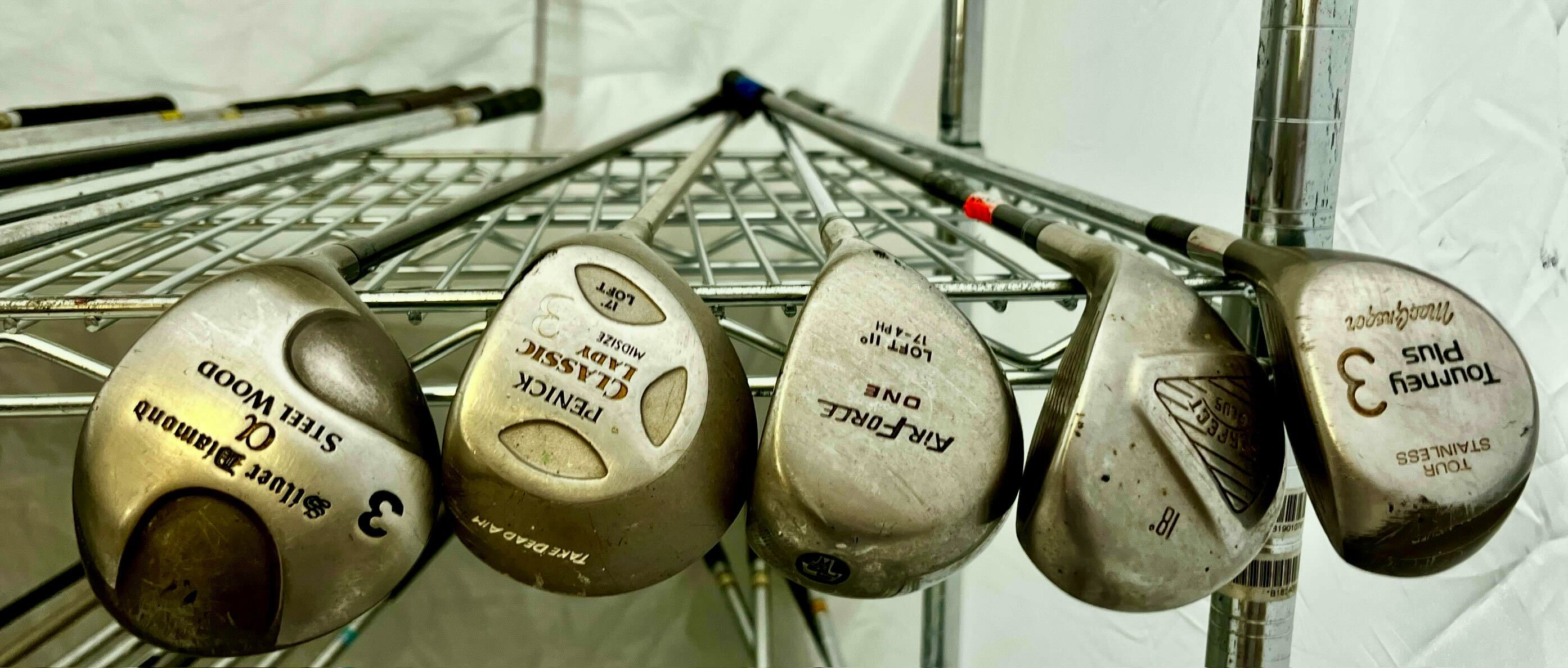 Wholesale Lot of 40 Golf Clubs - Assorted Fairway Woods-Next Round