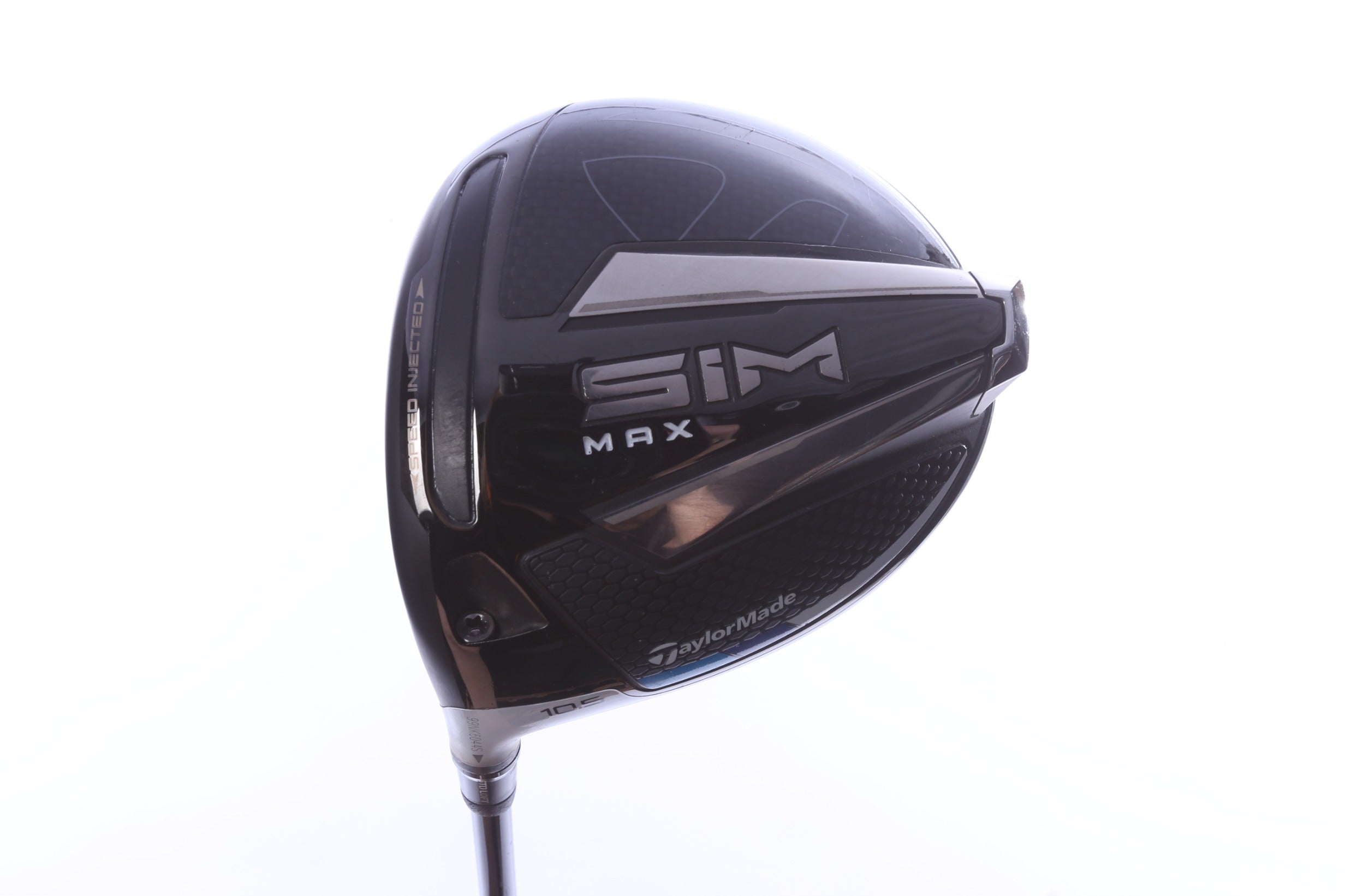 Used TaylorMade SIM MAX Driver - 10.5 Degrees - Stiff Flex Mitsubishi Kai'li Deep Waves Red - Left-Handed-Next Round
