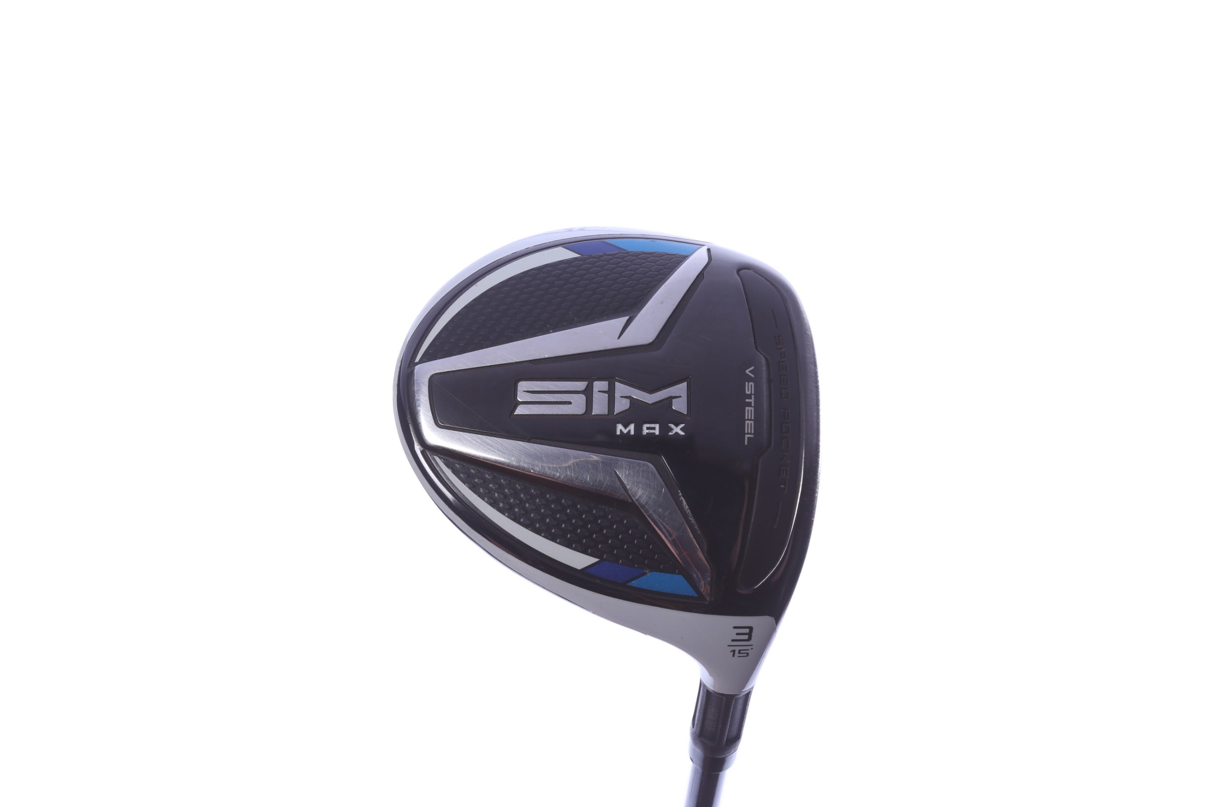 Used TaylorMade SIM MAX 3-Wood - Right-Handed - 15 Degrees - Regular Flex