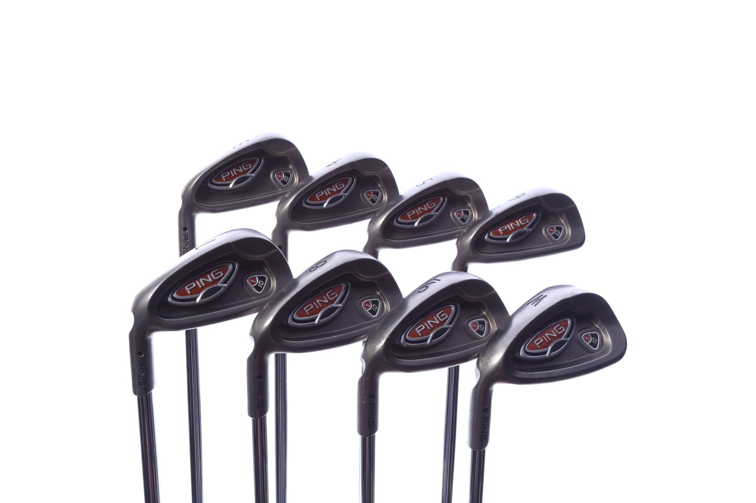 Used Ping i10 Iron Set - Left-Handed - 3-PW - Stiff Flex