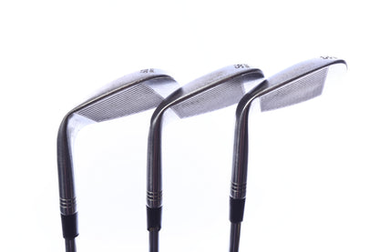 Used TaylorMade Milled Grind 2 Chrome Wedge Set - Right-Handed - 52*, 56*, 60* - Stiff Flex