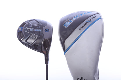 Used Callaway Paradym Ai Smoke MAX Driver - 10.5 Degrees - Regular Flex Mitsubishi Tensei AV Blue - Right-Handed
