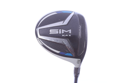 Used TaylorMade SIM MAX 3-Wood - Right-Handed - 15 Degrees - Stiff Flex