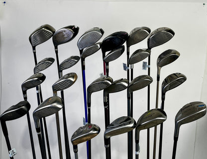 Wholesale Lot of 24 Drivers, Fairway Woods, and Hybrids. Assorted Brands.-Next Round