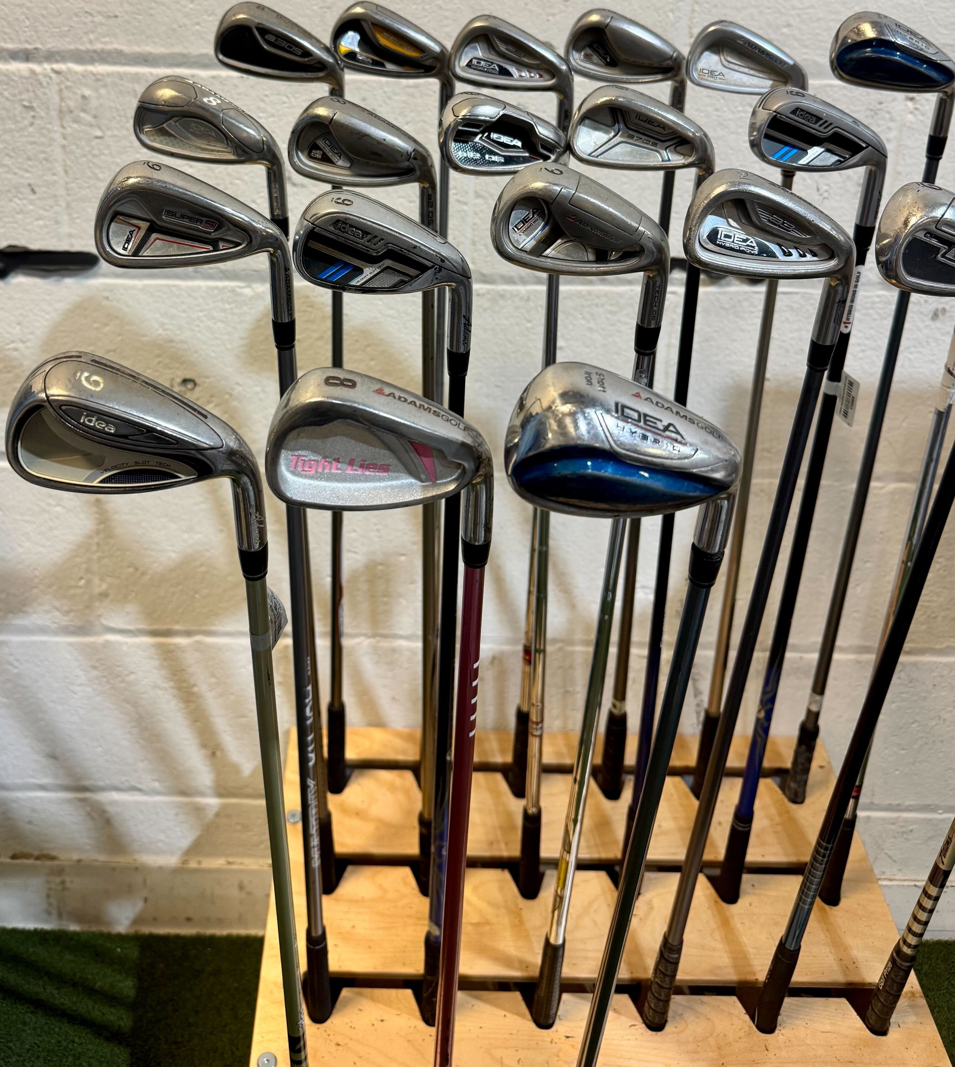 Wholesale Lot of 45 Golf Clubs - Adams Single Irons (5-9) - RH/LH - Mixed Flexes-Next Round
