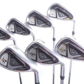 Used Callaway X2 Hot Iron Set - Right-Handed - 5-AW - Stiff Flex-Next Round