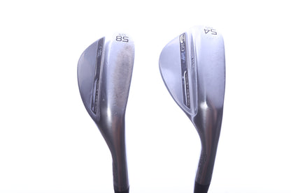 Used Titleist Vokey SM10 Tour Chrome Wedge Set - Right-Handed - 54*, 58* - Wedge Flex-Next Round