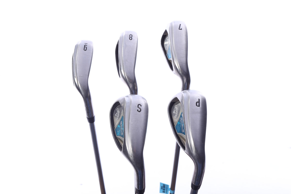 Used Callaway Rogue Iron Set - Right-Handed - 7-PW, SW - Ladies Flex
