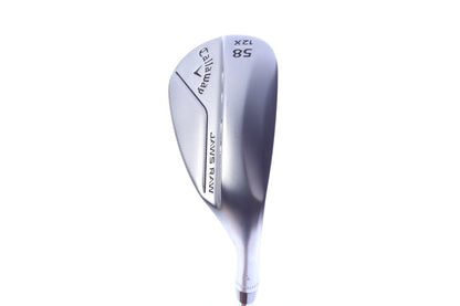 Used Callaway JAWS Raw Chrome Lob Wedge - Right-Handed - 58 Degrees - Wedge Flex-Next Round