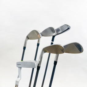 Used MaxFli Black Max Complete Set - Right-Handed - 5, 7, 9, SW, HY, Putter - Youth Flex-Next Round