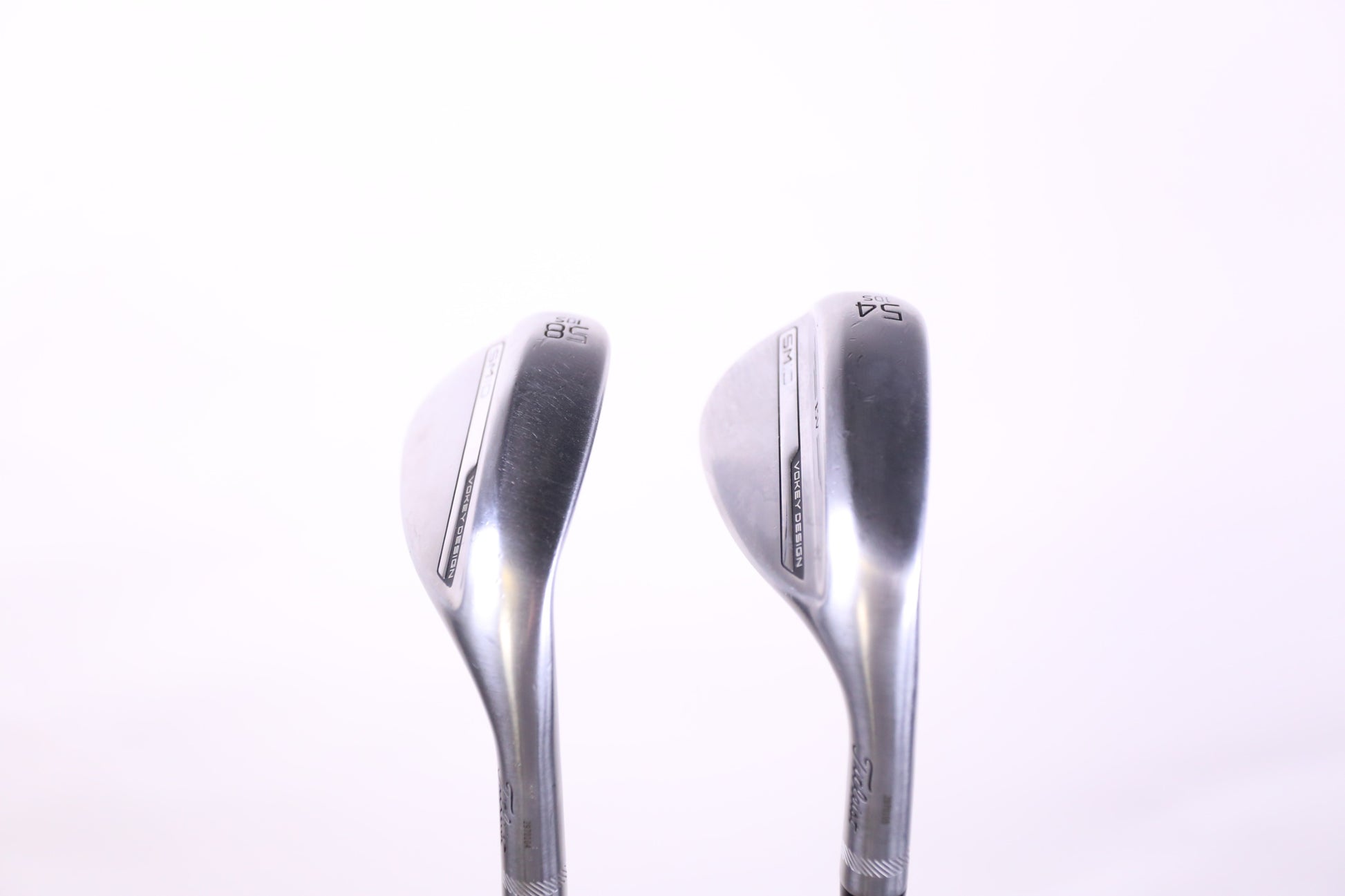 Used Titleist Vokey SM10 Tour Chrome Wedge Set - Right-Handed - 54*, 58* - Stiff Flex-Next Round