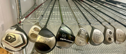 Wholesale Lot of 35 Golf Clubs - Assorted Wilson, Drivers, Woods, and Hybrids-Next Round