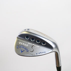 Used Callaway MD3 Milled Chrome S Grind Sand Wedge - Right-Handed - 56 Degrees - Stiff Flex
