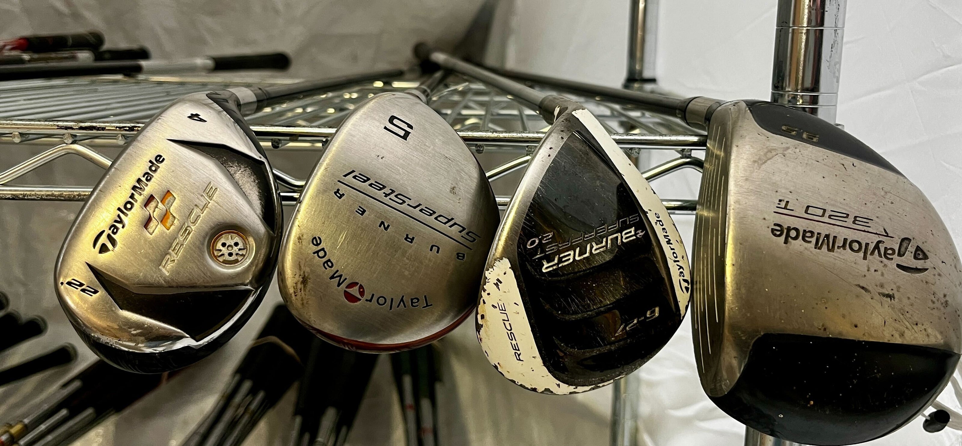 Wholesale Lot of 30 Golf Clubs - Taylormade Fairway & Hybrids-Next Round