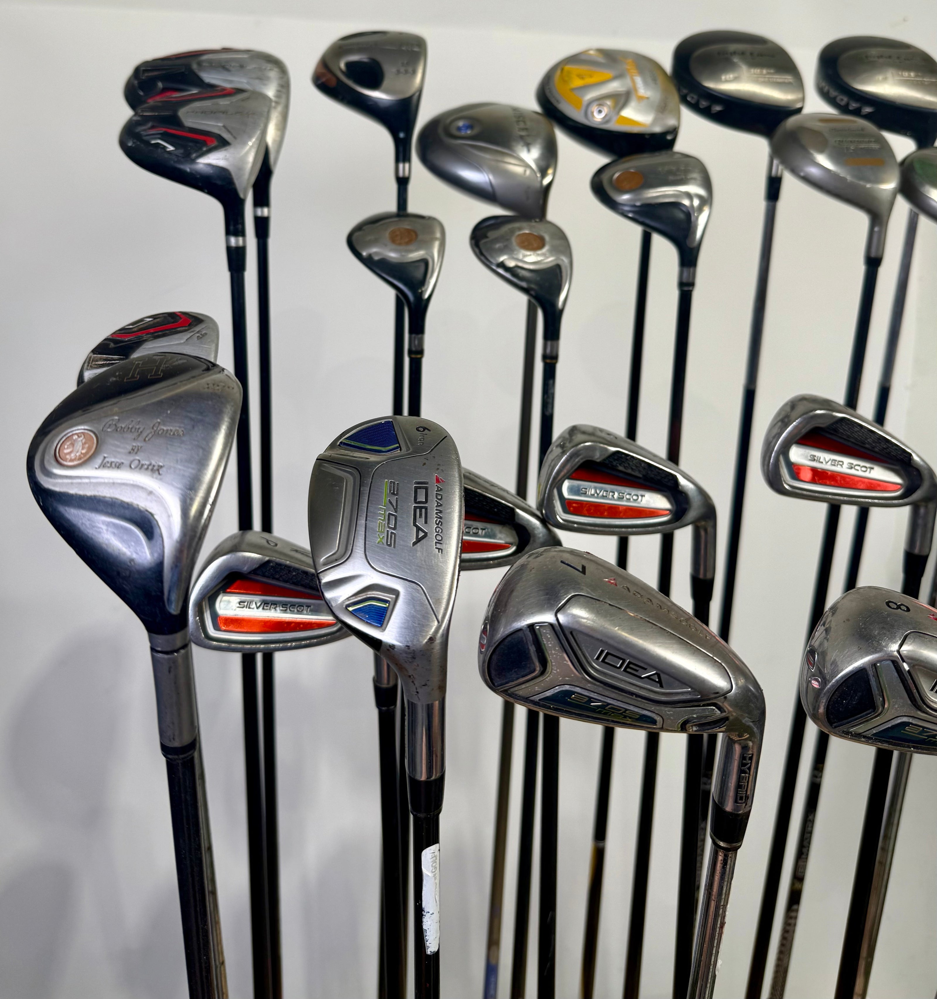Wholesale Lot of 24 Drivers, Fairway Woods, Hybrids, And Single Irons.-Next Round