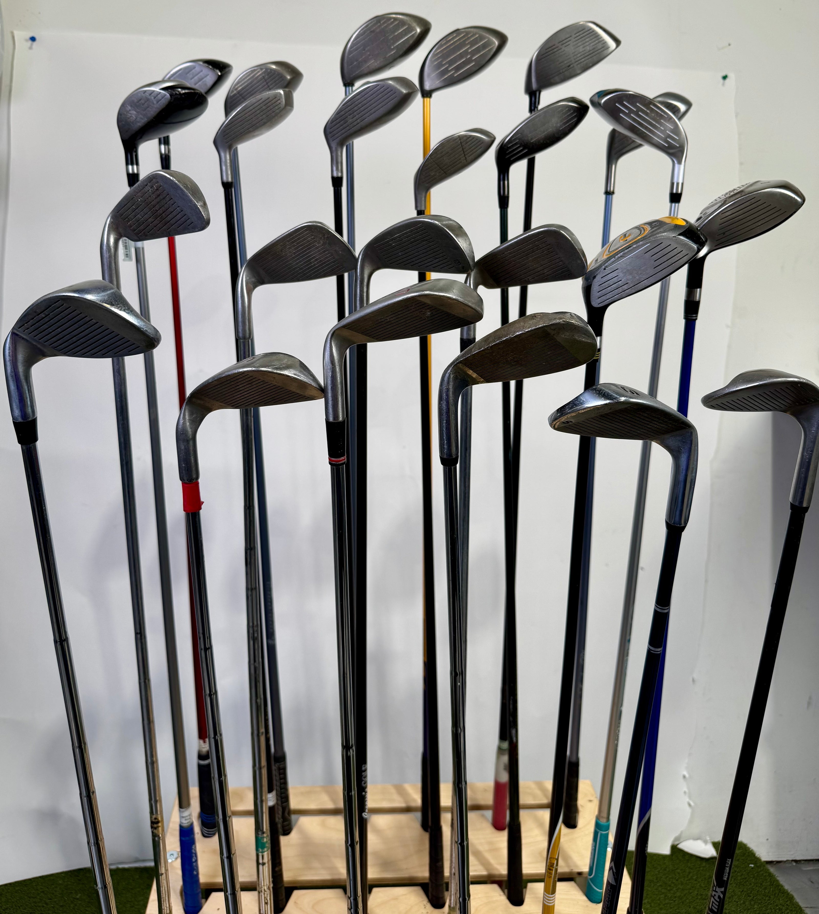 Wholesale Lot of 24 Drivers, Fairway Woods, Hybrids, And Single Irons.-Next Round